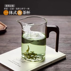 胡桃木把月牙杯B1712