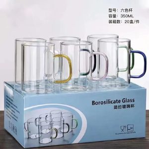 70直筒把杯六色混装B70-6
