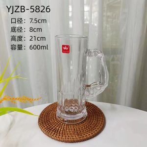 玉晶大力士啤酒杯YJZB5826